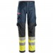 Snickers 6374 ProtecWork Stretch Hi-Vis Trousers Class 1
